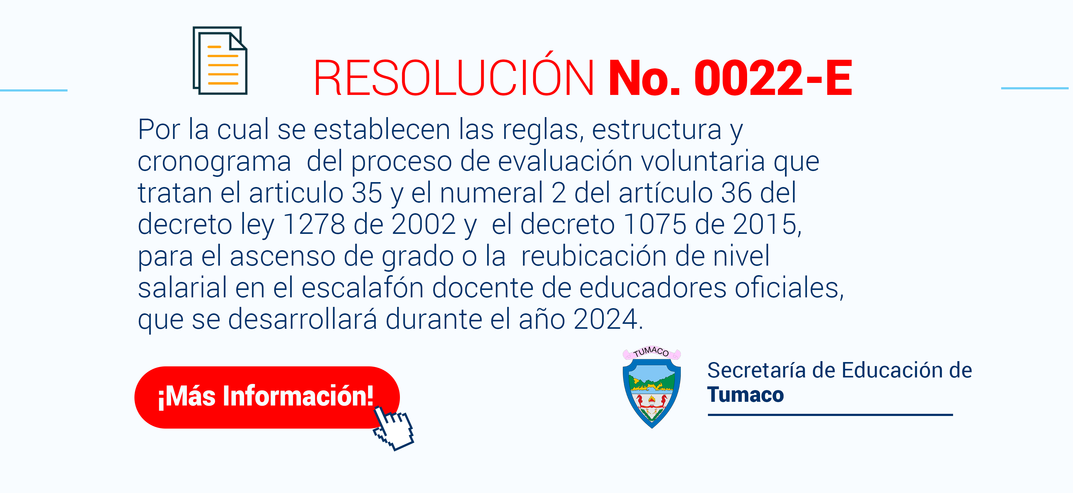 Resolucion 0022E